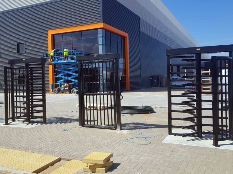 Turnstile outside Amazon Gateway Automation